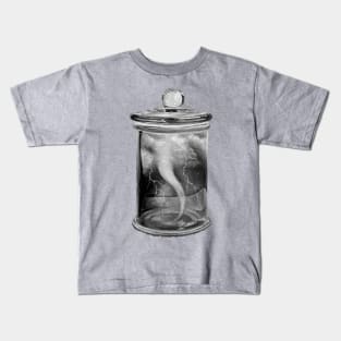 Tornado hurricane twister spell in a bottle - Art Kids T-Shirt